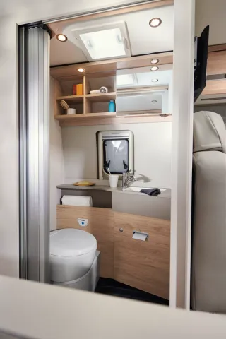 Kastenwagen 550 Badezimmer